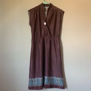 Vintage pattern dress